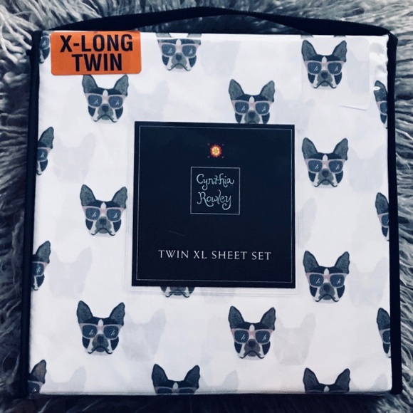 Cynthia Rowley Frenchie Gotta Have Shades Sheets - Picture 2 of 8